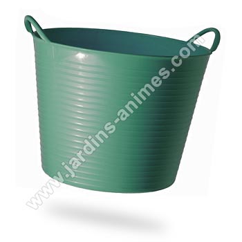Baquet coloré vert eau 22l
