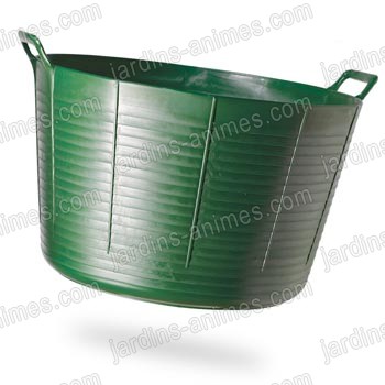 Baquet coloré vert 75l