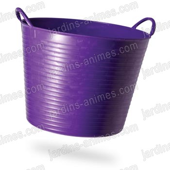 Baquet coloré violet 26l