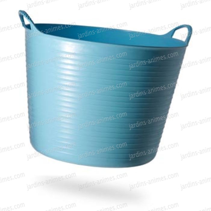 Baquet coloré bleu ciel 26l