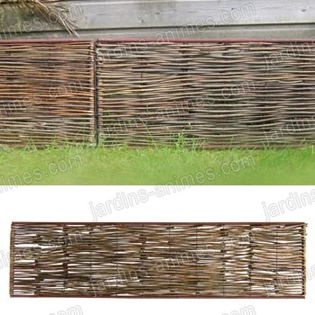 Bordure m�di�vale acier osier 180x45cm