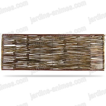 Bordure m�di�vale acier osier 120x45cm