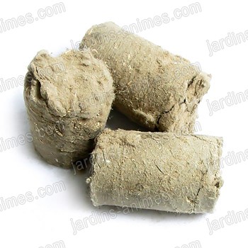 Briquettes de chanvre x3 pour liti�re lombricomposteur