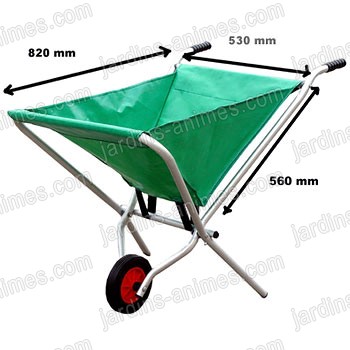 Brouette alu pliable