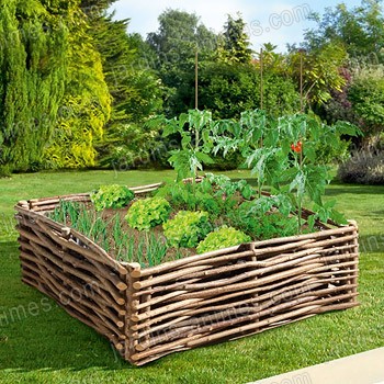 Carr� potager noisetier 1m2 350L