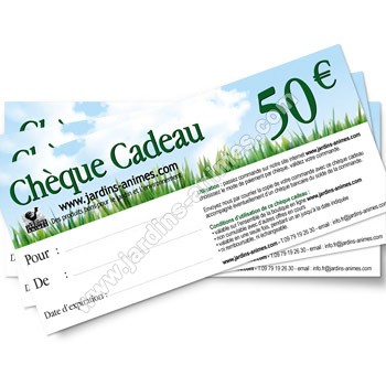 Ch�que Cadeau 50 euros