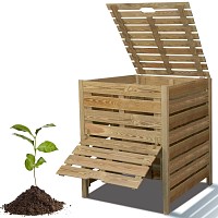 Composteur bois 800L en pin traité