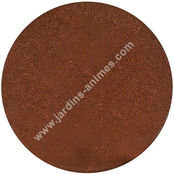 Dalle caoutchouc recycl� marron