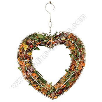 Coeur grillag� chrom�