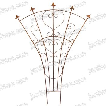 Eventail acier fleur de lys GM