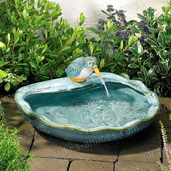 Fontaine solaire martin-pecheur