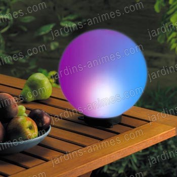 Globe lumineux solaire