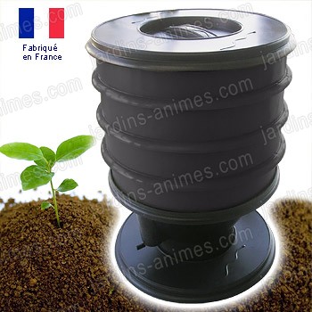Lombricomposteur EcoWorms NOIR 250g vers