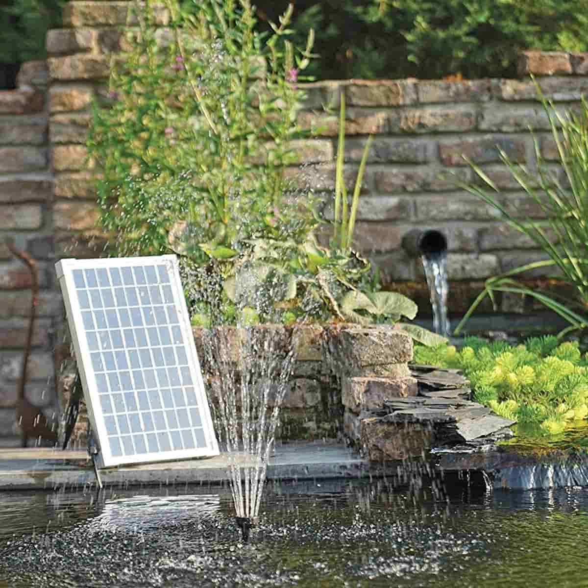 Fontaine solaire pour bassin
