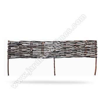 Bordure de jardin osier 120x18