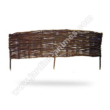 Bordure de jardin haute osier