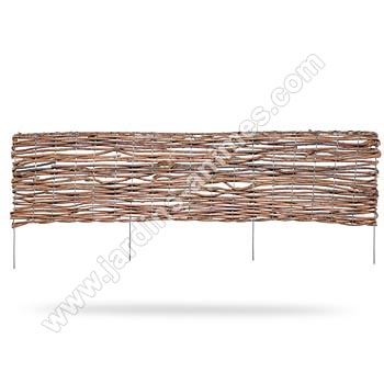 Bordure de jardin haute rotin