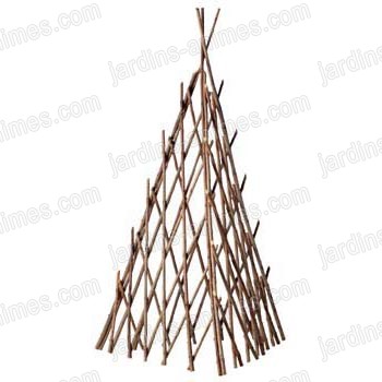 Trièdre en acacia