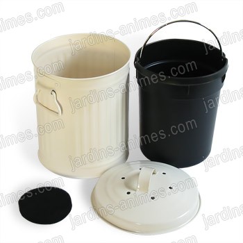 Poubelle de table � compost 3L