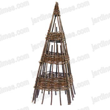 Pyramide Osier 90cm pack de 2