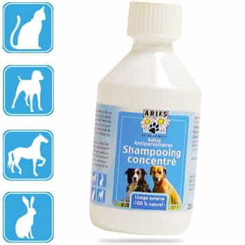 Shampoing antiparasitaire pour animaux 250ml par 2