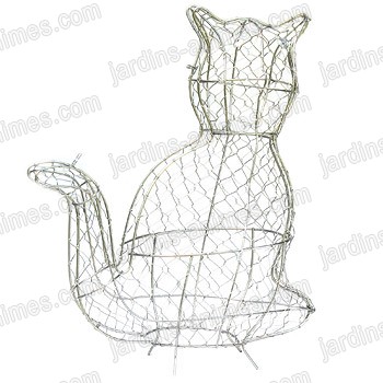 Topiaire Chat gabarit grillage