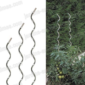 Tuteur tomate torsade aluminium