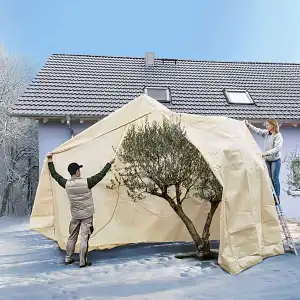 Voile d'hivernage géant type Mammouth - Diam. 250cm x haut. 350cm