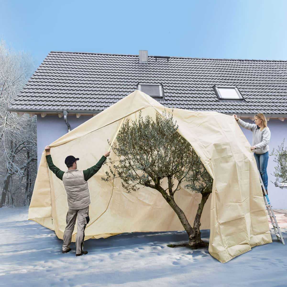 Voile d'hivernage grand format