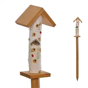 Lien vers un produit variante ou accessoire : Abri à coccinelles - Tour d'observation en bois L.14,5 x H.100cm