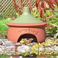 Abri pour grenouilles et crapauds en plastique recyclé