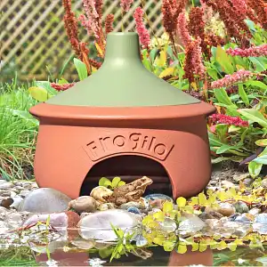 Abri pour grenouilles et crapauds en plastique recyclé