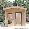 Chalet de jardin RIVOIRE 8m2 - Bois Douglas 55mm fabrication française L.2,9 x l.2,9 x H.2,6m