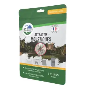 Recharge attractif moustiques multi-pièges en gel 3 x 20g (60g), sans réceptacle