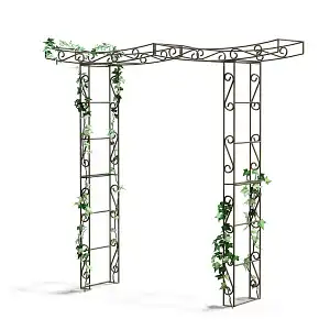 Lien vers un produit variante ou accessoire : Arche de jardin en fer Zen - L.241 x l.45 x H.218 cm