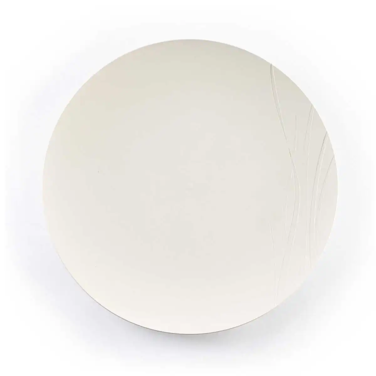 Assiette plate réutilisable blanc - Vaisselle écologique  Assiette plate réutilisable blanc - Vaisselle écologique