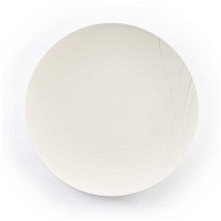 4 assiettes rÃ©utilisables blanc - Vaisselle Ã©cologique