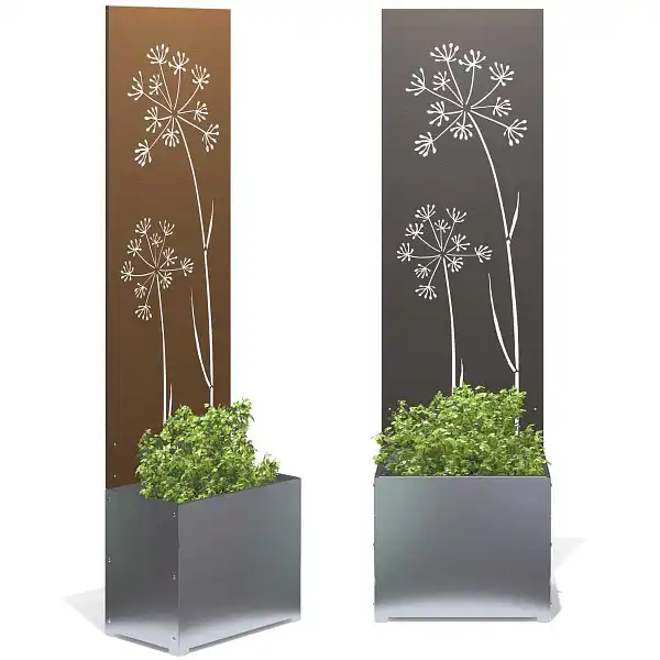 bac jardiniere et panneaux