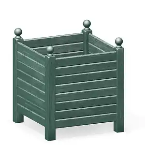 Bac à oranger en bois de châtaignier 250L VERT JARDIN - 70cm x 70cm