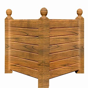 Lien vers un produit variante ou accessoire : Bac à oranger en bois de châtaignier 80L BOIS LASURÉ - 50cm x 50cm