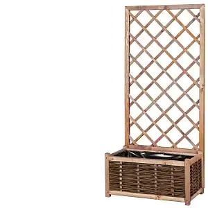 Bac Jardiniere et treillis en pin FSC