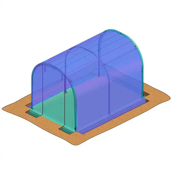bache dessus serre richel 2x3m  bache dessus serre richel 2x3m