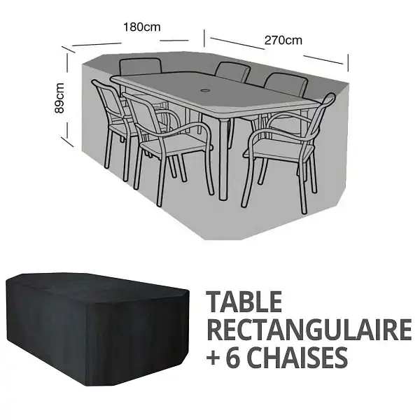 bache protection table rect 6 chaises bache protection table rect 6 chaises