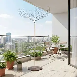 Arbre décoratif en métal marron - Grand modèle H. 180cm