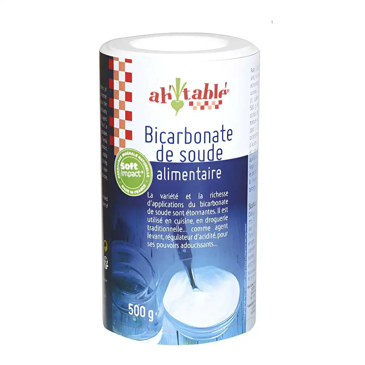 Bicarbonate alimentaire 500g  Bicarbonate alimentaire 500g