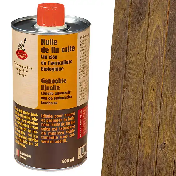 bidon huile lin cuite