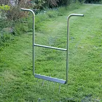 Biofourche spéciale terre dure et caillouteuse - 5 dents remplaçables  Biofourche spéciale terre dure et caillouteuse - 5 dents remplaçables