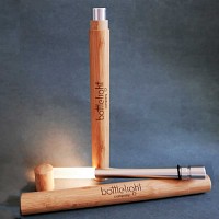 Coffret cadeau en bambou pour lampe dÃ©corative bouteille