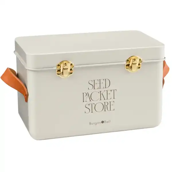 boite metal vintage enveloppe graines