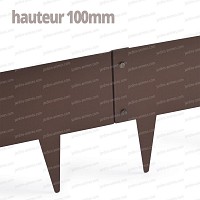 Bordurette Acier 1m - français haut.100mm